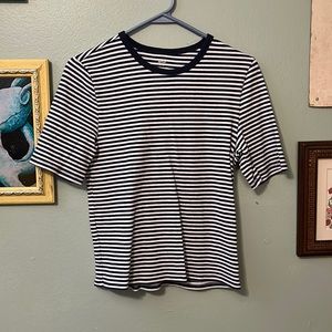 PRICE DROP!🧡 AERIE RIBBED STRIPED TEE